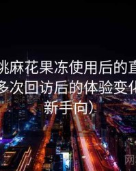 天美蜜桃麻花果冻使用后的直观印象整理：多次回访后的体验变化记录（新手向）
