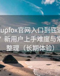 茶杯狐cupfox官网入口到底适不适合长期用？新用户上手难度与常见问题整理（长期体验）