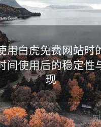 第一次使用白虎免费网站时的真实感受：长时间使用后的稳定性与加载表现