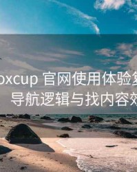 茶杯狐foxcup 官网使用体验复盘：入口路径、导航逻辑与找内容效率评估