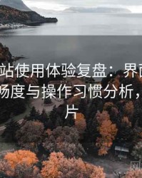 蘑菇网站使用体验复盘：界面设计、播放流畅度与操作习惯分析，蘑菇网片