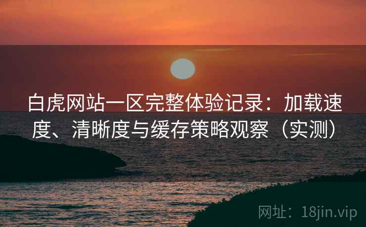 白虎网站一区完整体验记录：加载速度、清晰度与缓存策略观察（实测）