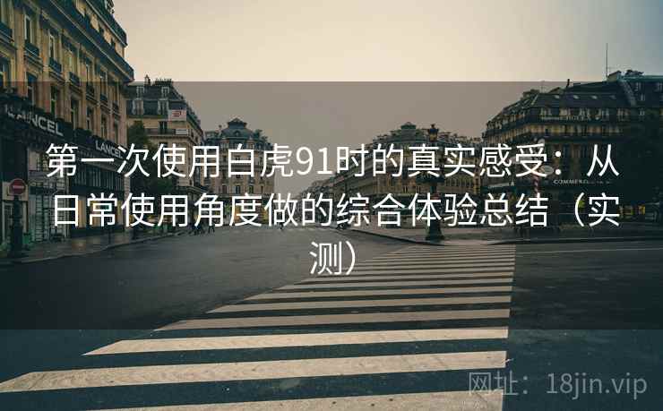 第一次使用白虎91时的真实感受:从日常使用角度做的综合体验总结(实测) 第一次使用白虎91时的真实感受:从日常使用角度做的综合体验总结(实测)