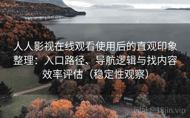 人人影视在线观看使用后的直观印象整理：入口路径、导航逻辑与找内容效率评估（稳定性观察）